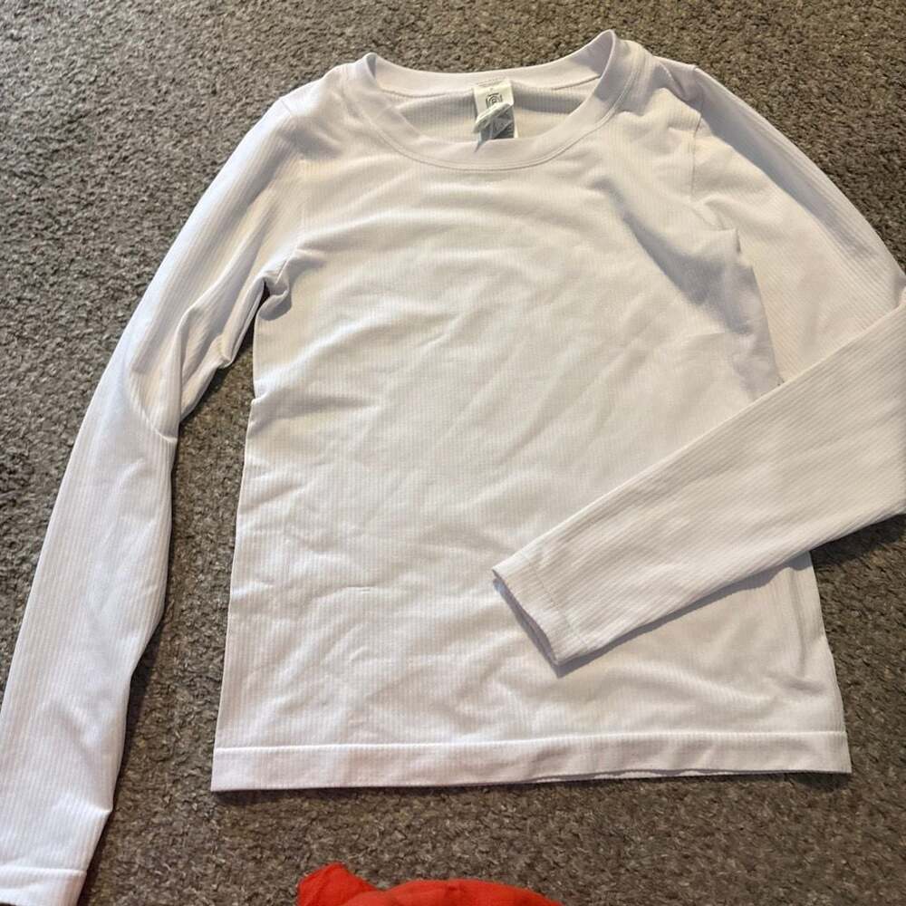 Athleta Seamless Ribbed Long Sleeve Top